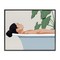 Stupell Industries Tub Relaxation Woman Framed Giclee, design by Marcus Prime